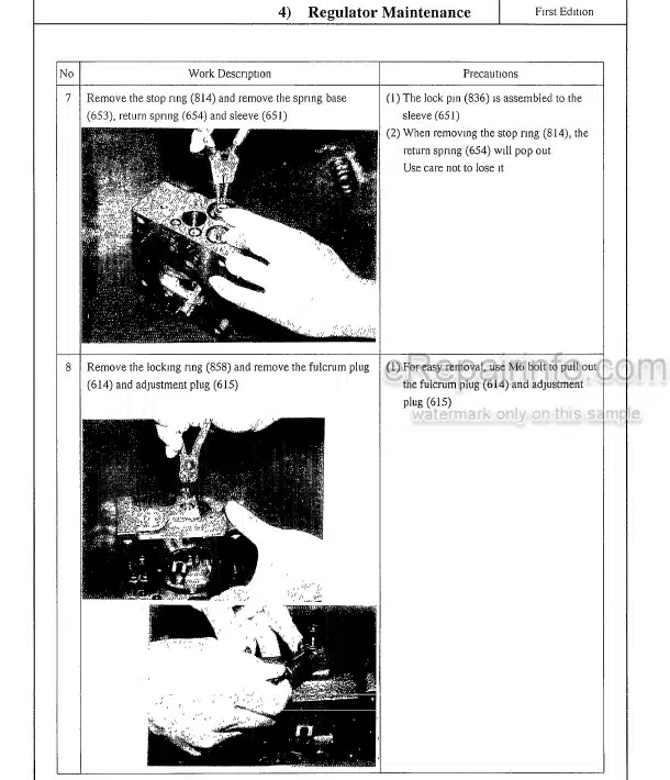 Photo 3 - Link-Belt 2800 3400 Quantum Shop Manual Excavator