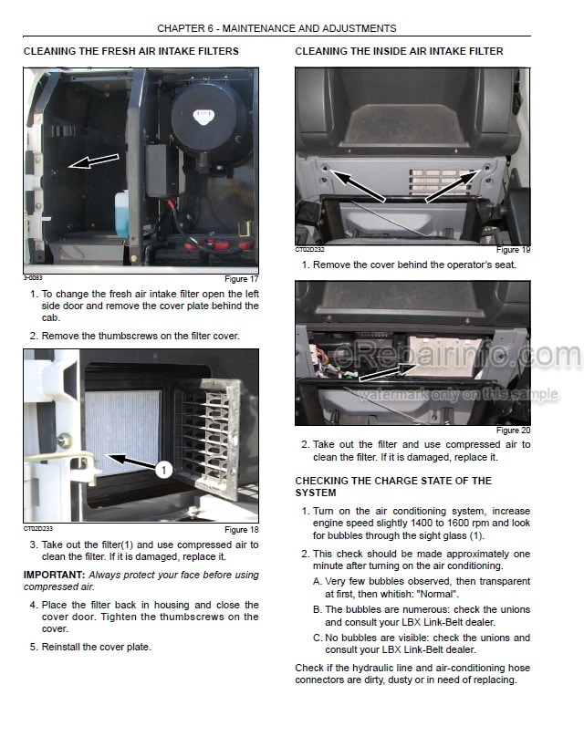 Photo 1 - Link-Belt 290X2 Operators Manual Hydraulic Excavator