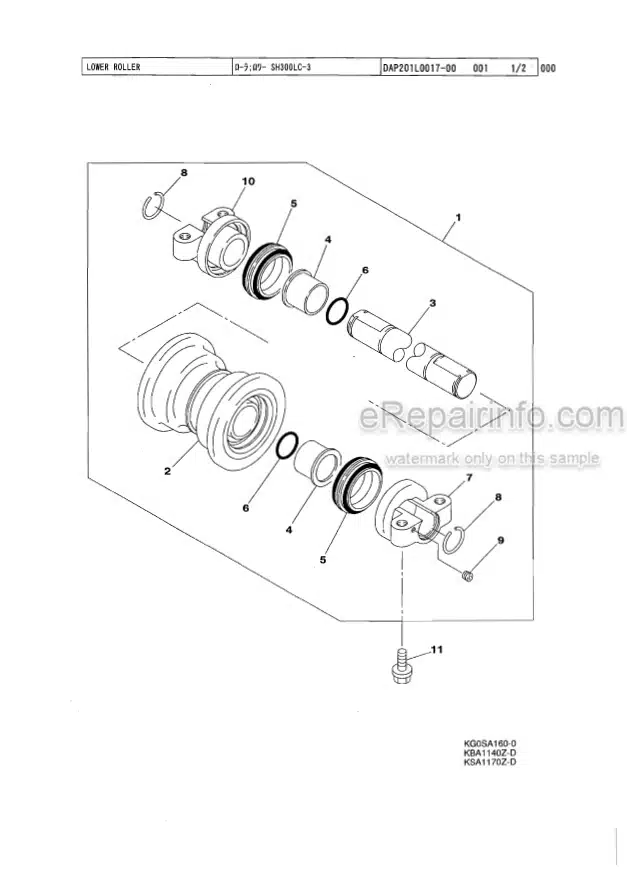 Photo 8 - Link-Belt 300X3 Parts Manual Excavator