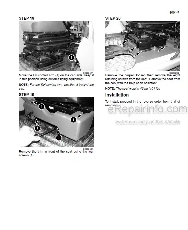 Photo 12 - Link-Belt 330LX Tier III Service Manual Excavator