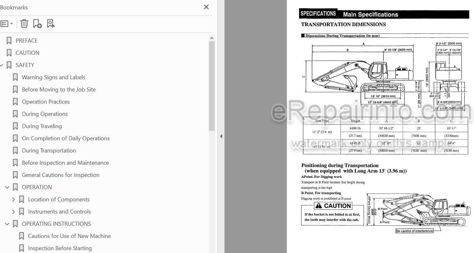 Photo 4 - Link-Belt 3900 Quantum Operators Manual Excavator