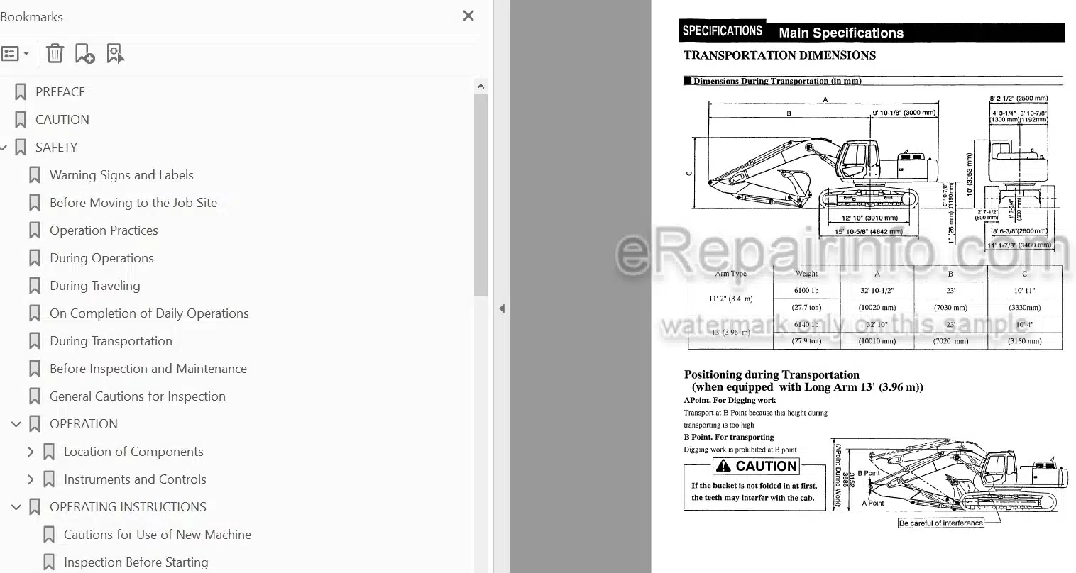 Photo 4 - Link-Belt 3900 Quantum Operators Manual Excavator