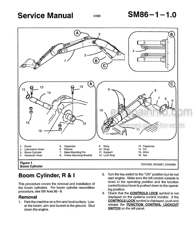 Photo 3 - Link-Belt 4300 Quantum Shop Manual Excavator