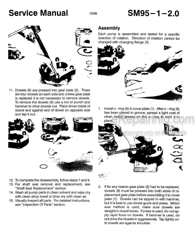 Photo 4 - Link-Belt 4300 Quantum Shop Manual Excavator