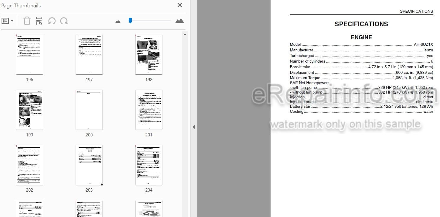 Photo 5 - Link-Belt 460LX Tier III Operators Manual Excavator