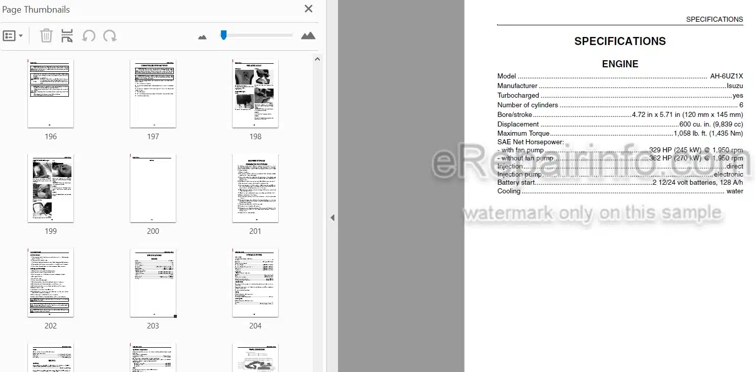 Photo 5 - Link-Belt 460LX Tier III Operators Manual Excavator