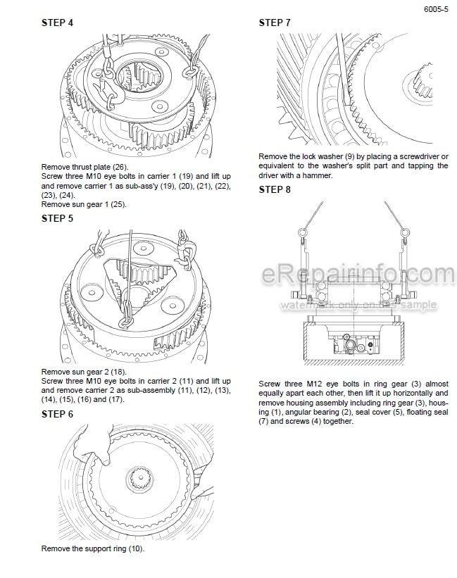 Photo 3 - Link-Belt 460LX Tier III Service Manual Excavator