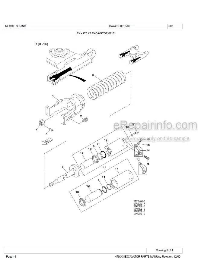 Photo 7 - Link-Belt 460X2 Parts Manual Excavator