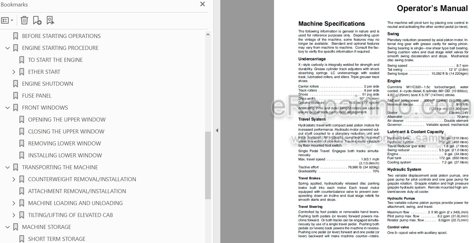 Photo 4 - Link-Belt 6000 Quantum Operators Manual Material Handler