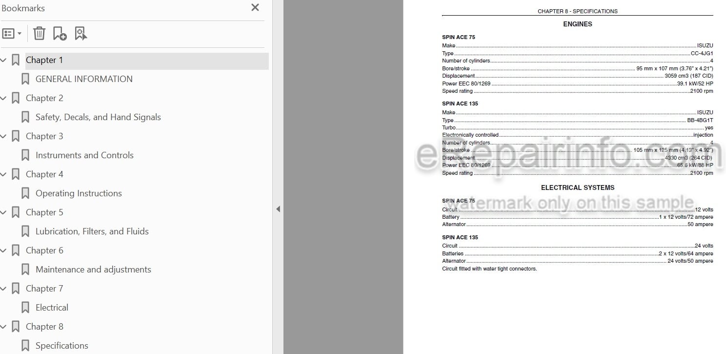 Photo 5 - Link-Belt 75 135 Spin Ace Operators Manual Excavator
