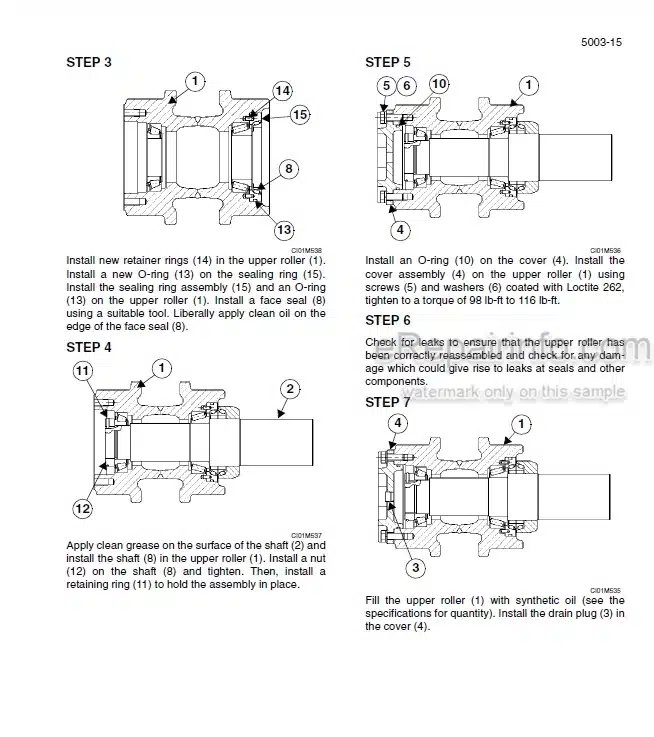 Photo 1 - Link-Belt 800LX Service Manual Excavator