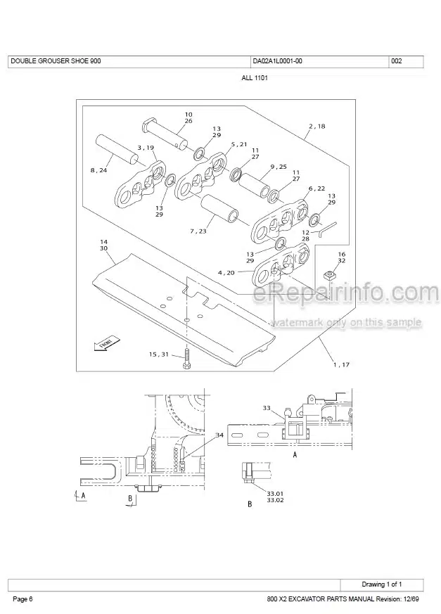 Photo 7 - Link-Belt 800LX Parts Manual Excavator