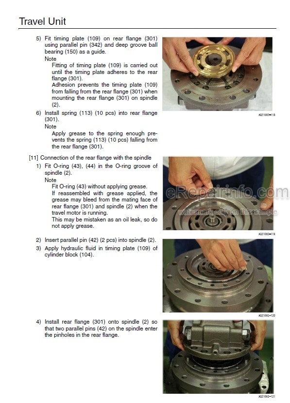 Photo 11 - Link-Belt 80 Spin Ace Tier III Service Manual Excavator