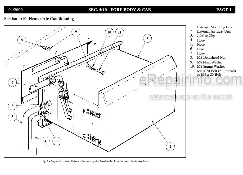 Photo 5 - Link-Belt D16 Workshop Manual Articulated Truck