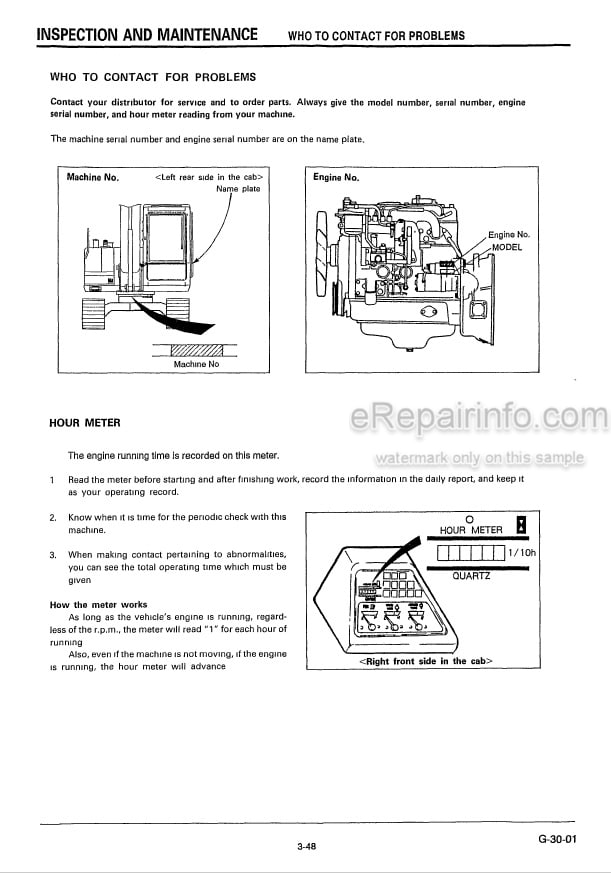 Photo 3 - Link-Belt LS1600 C Series II Operators Manual Excavator