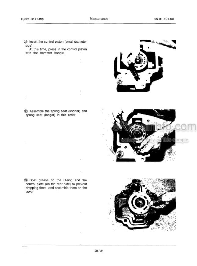 Photo 5 - Link-Belt LS1600 C Series II Shop Manual Excavator