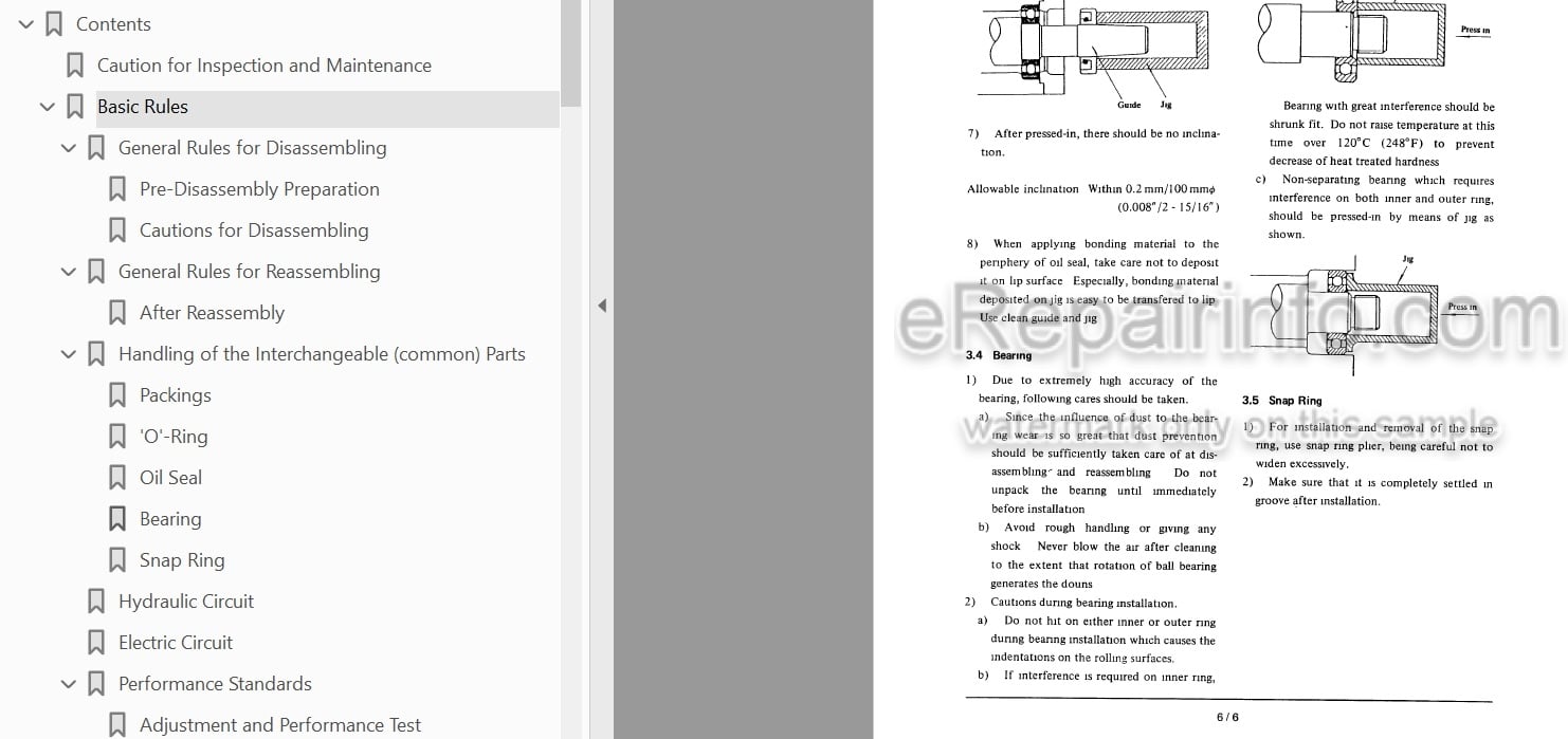 Photo 4 - Link-Belt LS2650 C Series II Shop Manual Excavator
