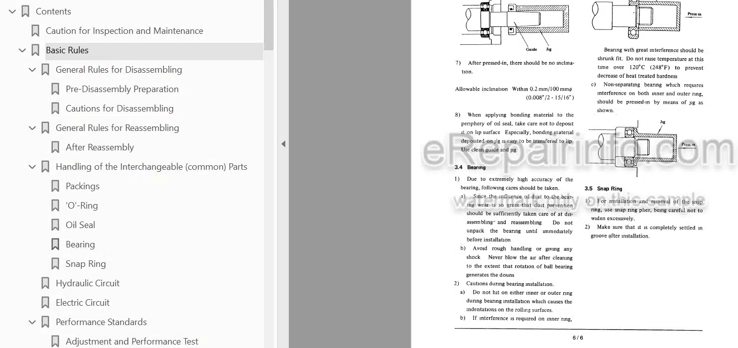 Photo 4 - Link-Belt LS2650 C Series II Shop Manual Excavator