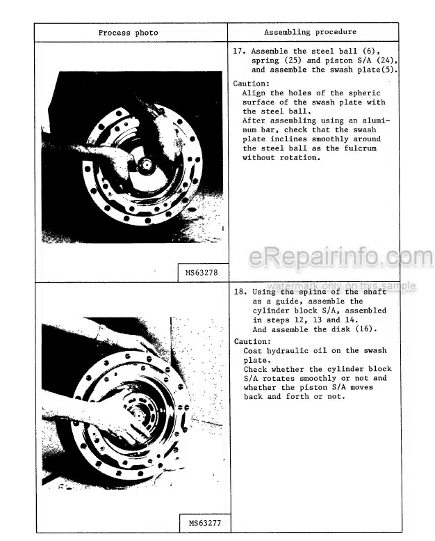 Photo 7 - Link-Belt LS1600 C Series II Shop Manual Excavator