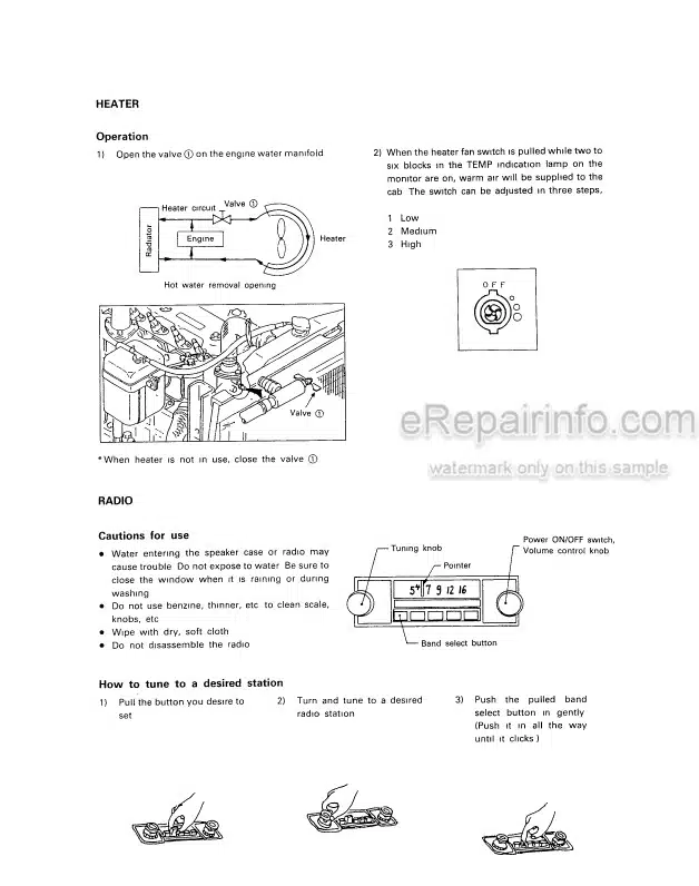 Photo 8 - Link-Belt LS3400 C Series II Operators Manual Excavator