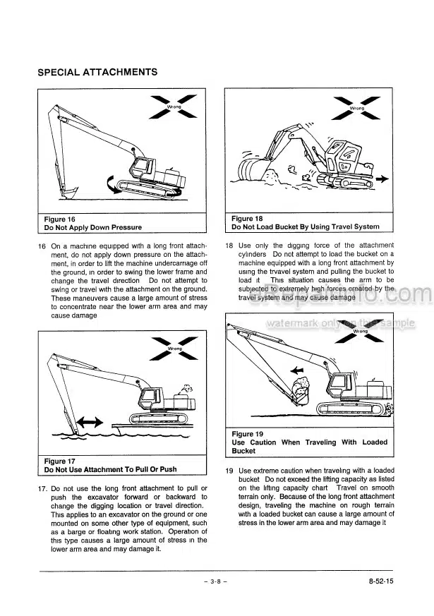 Photo 5 - Link-Belt LS3400 C Series II Operators Manual Excavator