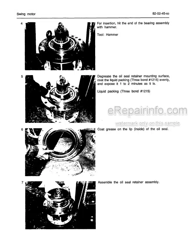 Photo 10 - Link-Belt LS4300 C Series II Shop Manual Excavator