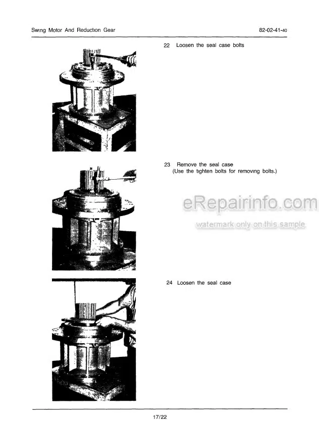 Photo 7 - Link-Belt LS4300 C Series II Shop Manual Excavator