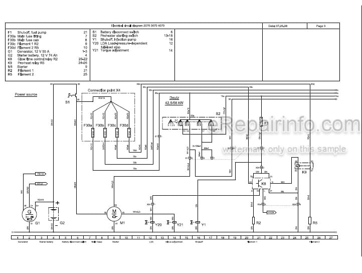 Photo 5 - Weidemann 2070 CX50 2070 CX80 Repair Manual Wheel Loader