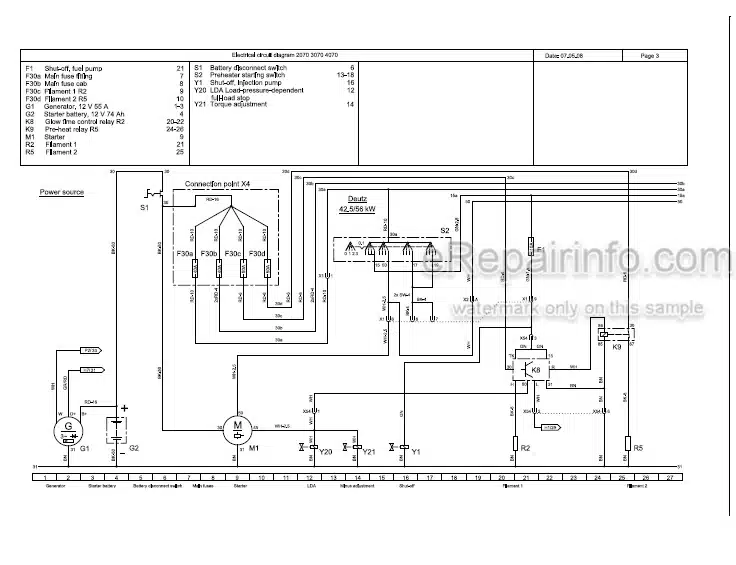 Photo 5 - Weidemann 3070 CX60 3070 CX80 Repair Manual Wheel Loader