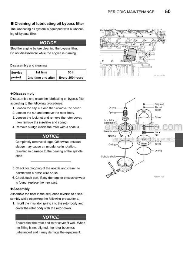 Photo 11 - Yanmar 12AYM-WGT 12AYM-WET 12AYM-WST Operation Manual Marine Propulsion Engine