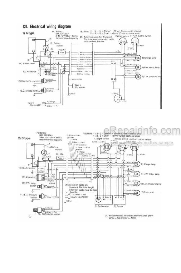 Photo 4 - Yanmar 1GM 2GM 3GMD 3HM Operation Manual Diesel Engine