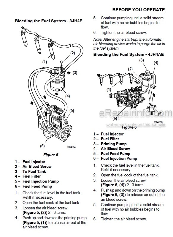 Photo 4 - Yanmar 3JH4E 4JH4AE 4JH4-TE 4JH4-HTE Operation Manual Marine Engine