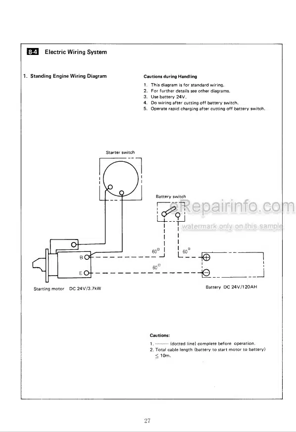 Photo 4 - Yanmar 4CHL-N 4CHL-TN 6CHL-N 6CHL-TN 6CHL-HTN Operation Manual Marine Auxiliary Engine