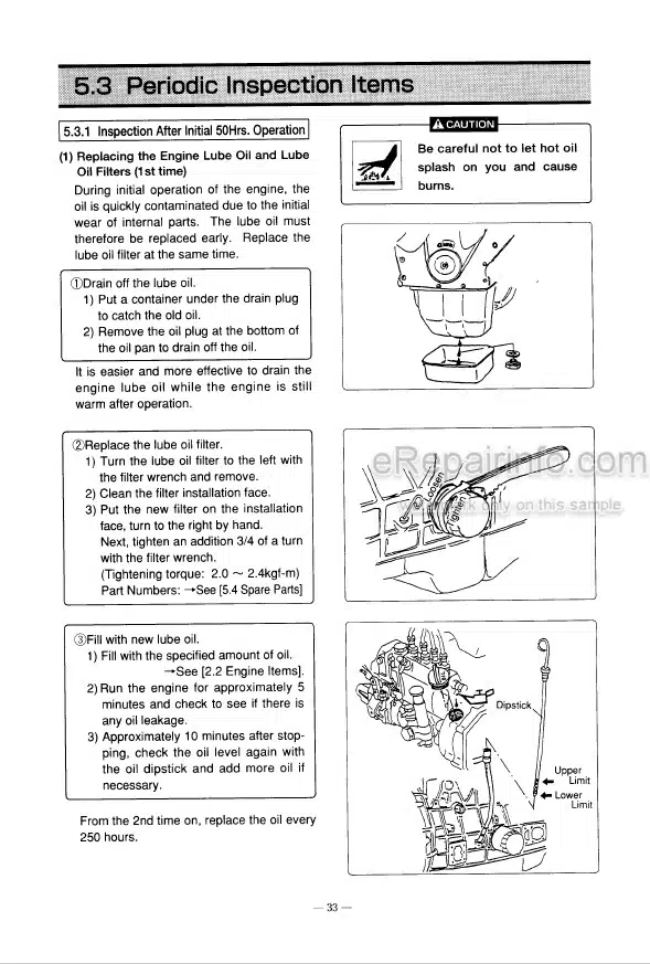 Photo 1 - Yanmar 4TNE94 4TNE98 4TNE106 4TNE106T Operation Manual Diesel Engine