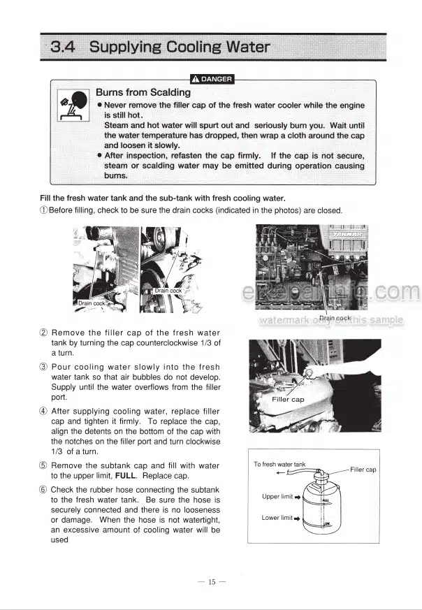 Photo 11 - Yanmar 6CXM-GTE2 Operation Manual Diesel Engine