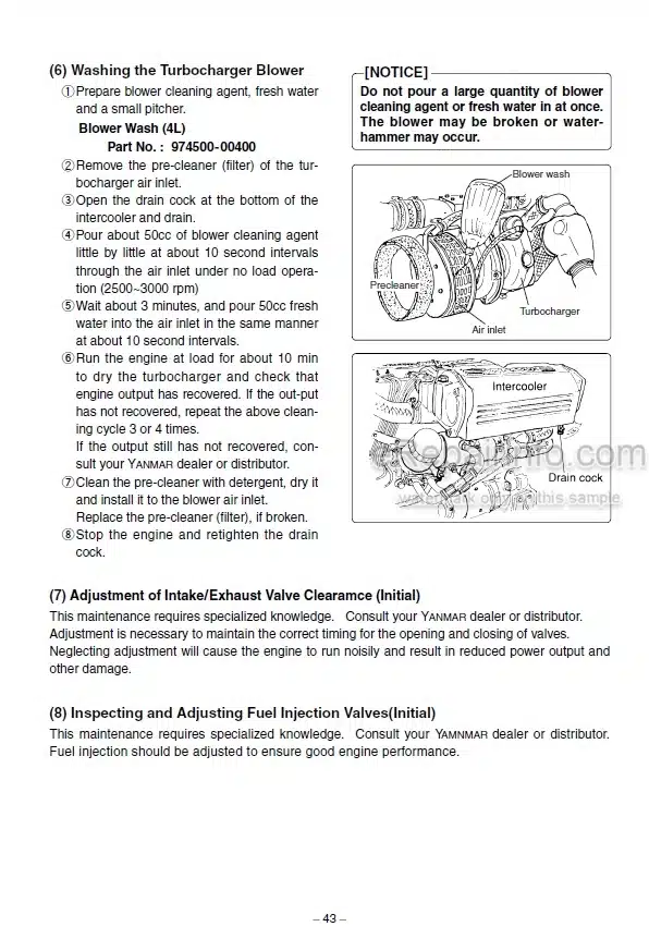 Photo 5 - Yanmar 6LPA-DTP 6LPA-DTZP 6LPA-STP 6LPA-STZP Operation Manual Marine Diesel Engine