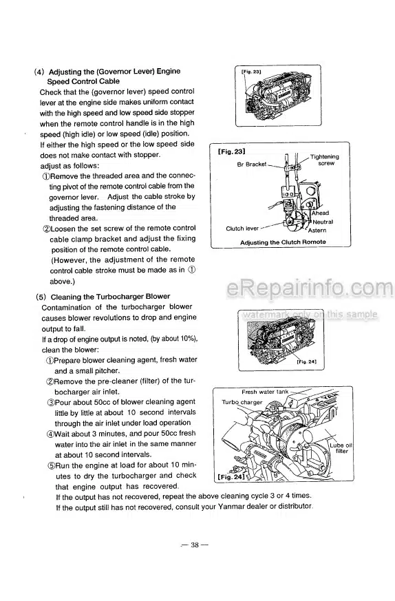 Photo 6 - Yanmar 6LYA-STP 6LY2A-STP Operation Manual Marine Diesel Engine