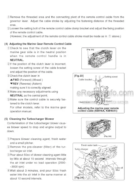 Photo 2 - Yanmar 6LYA-STP 6LY2A-STP Operation Manual Marine Diesel Engine