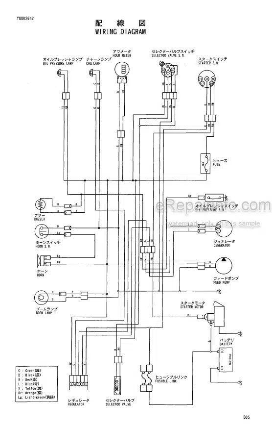 Photo 3 - Yanmar B05 Parts Catalog Excavator