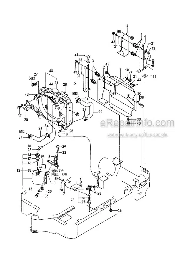 Photo 10 - Yanmar B08 Parts Catalog Excavator