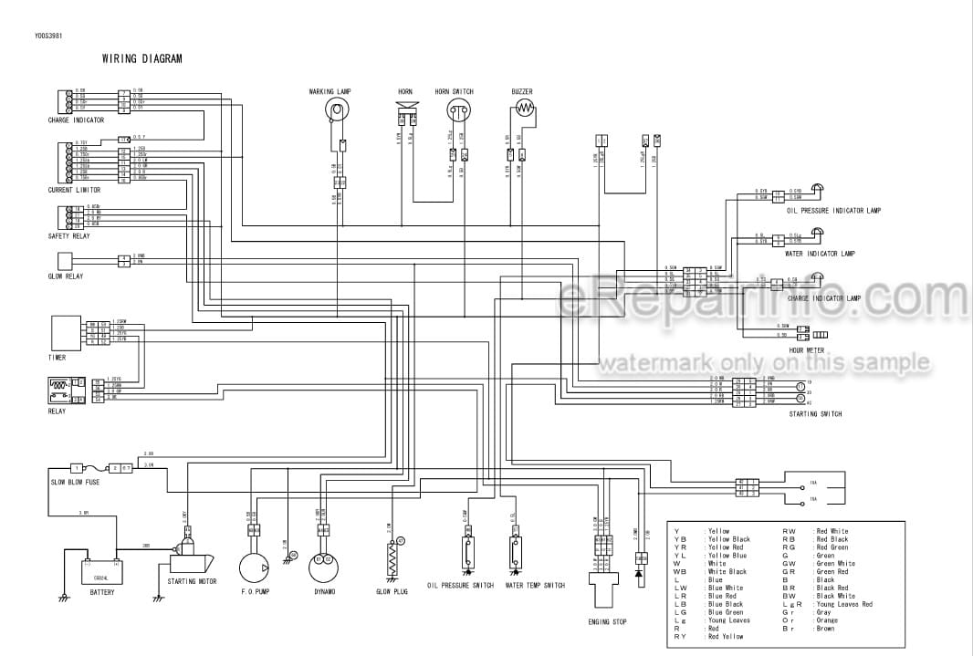 Photo 4 - Yanmar B12-3 Parts Catalog Excavator