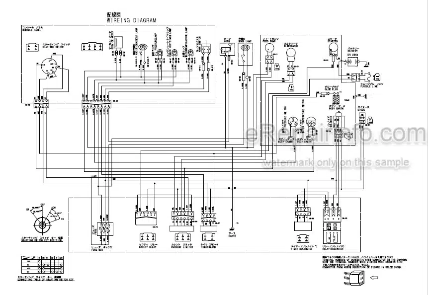 Photo 4 - Yanmar B1U-1 Parts Catalog Excavator