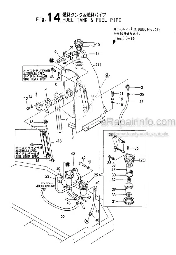 Photo 1 - Yanmar B22-2 Parts Catalog Excavator