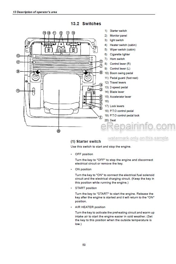 Photo 3 - Yanmar B25V Operation And Maintenance Manual Mini Excavator