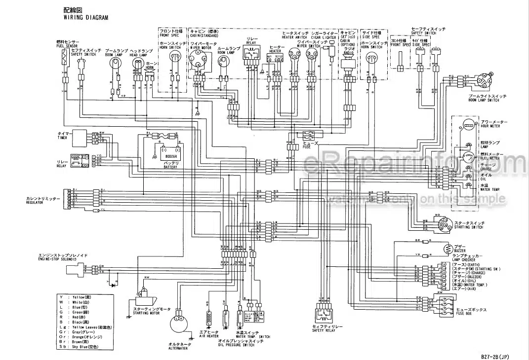 Photo 3 - Yanmar B27-2B Parts Catalog Excavator