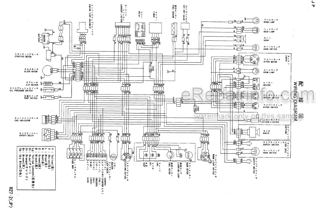 Photo 3 - Yanmar B27-2 Parts Catalog Excavator