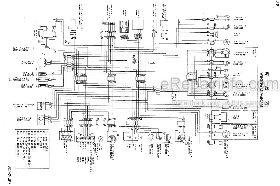 Photo 3 - Yanmar B27-2 Parts Catalog Excavator