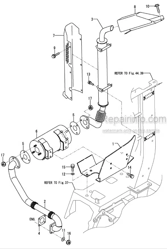 Photo 2 - Yanmar B3-3 B3-3A Parts Catalog Excavator