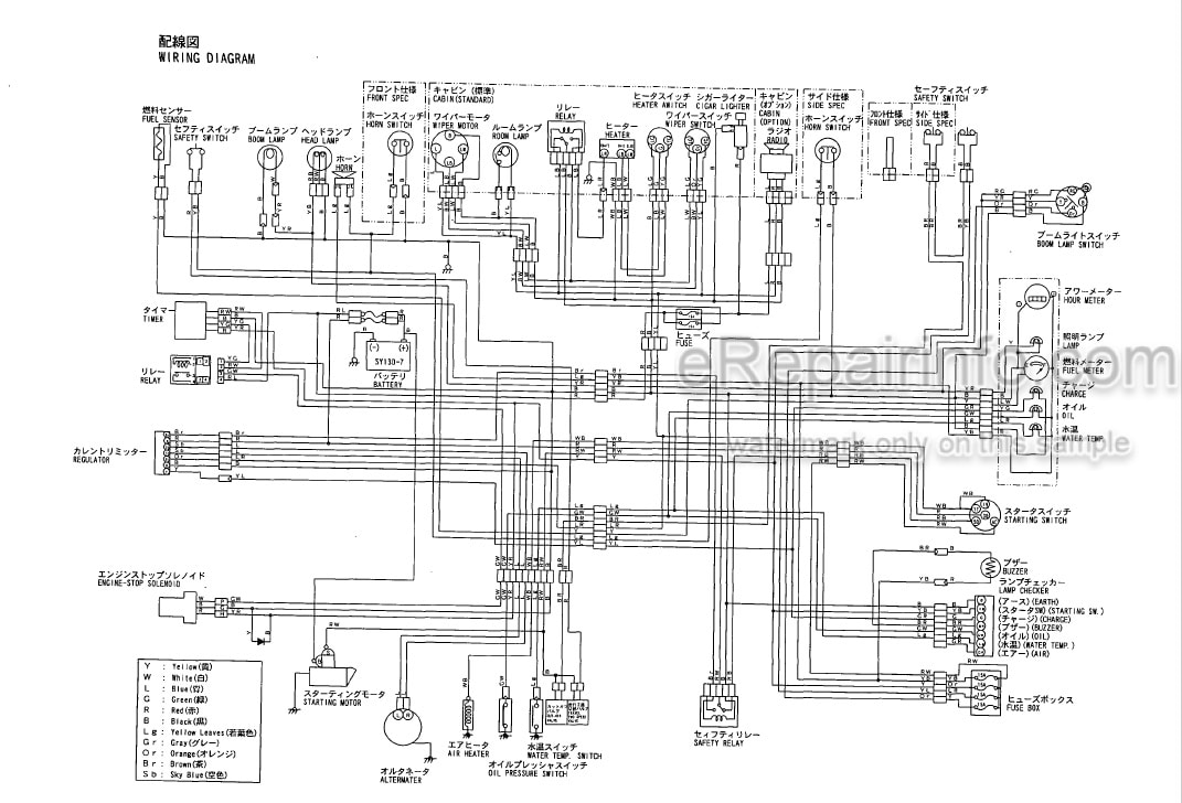 Photo 3 - Yanmar B37-2B Parts Catalog Excavator