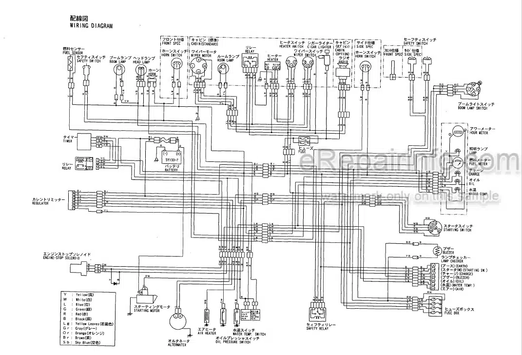 Photo 3 - Yanmar B37-2B Parts Catalog Excavator